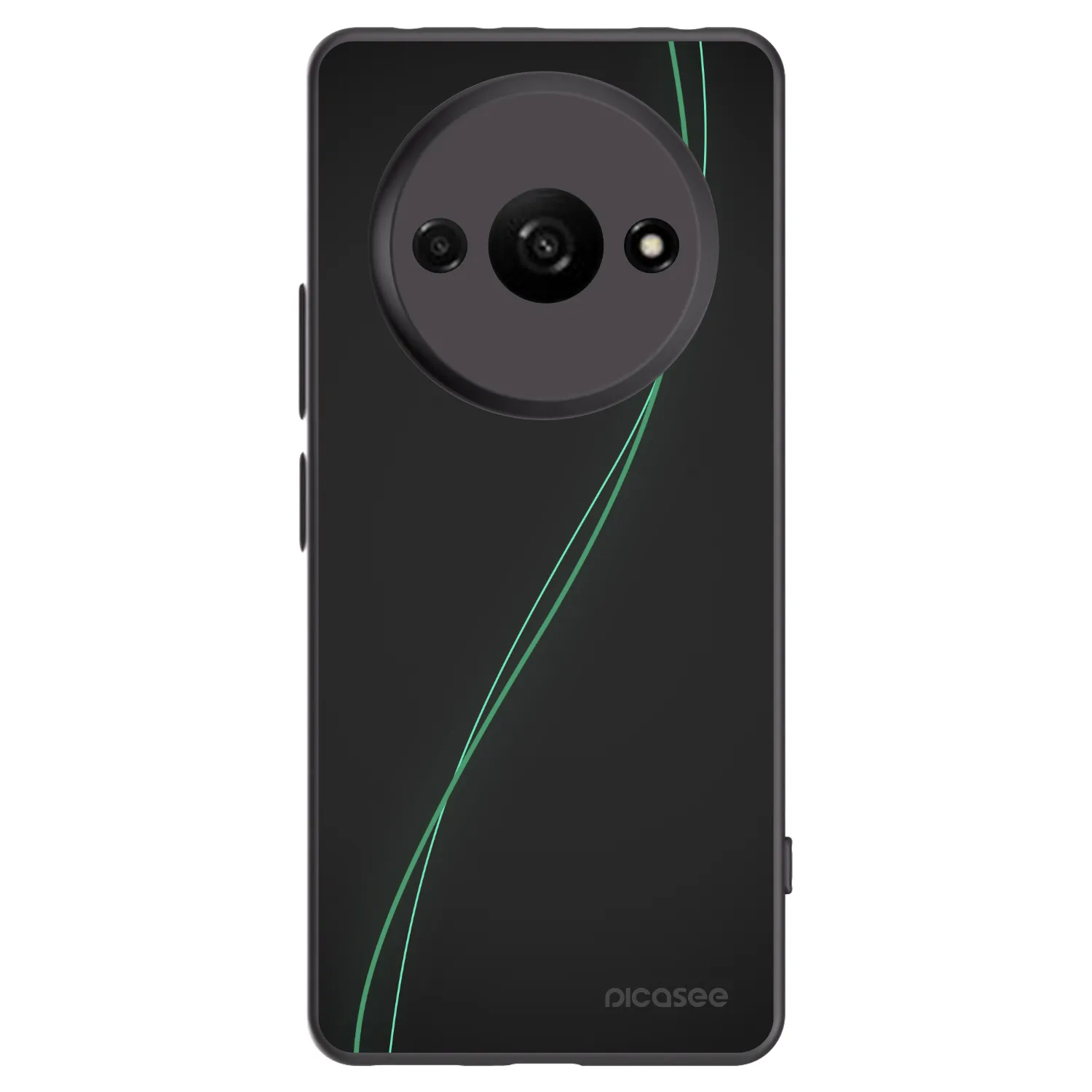 Picasee silikonski črni ovitek za Xiaomi Redmi A3 - Be Different
