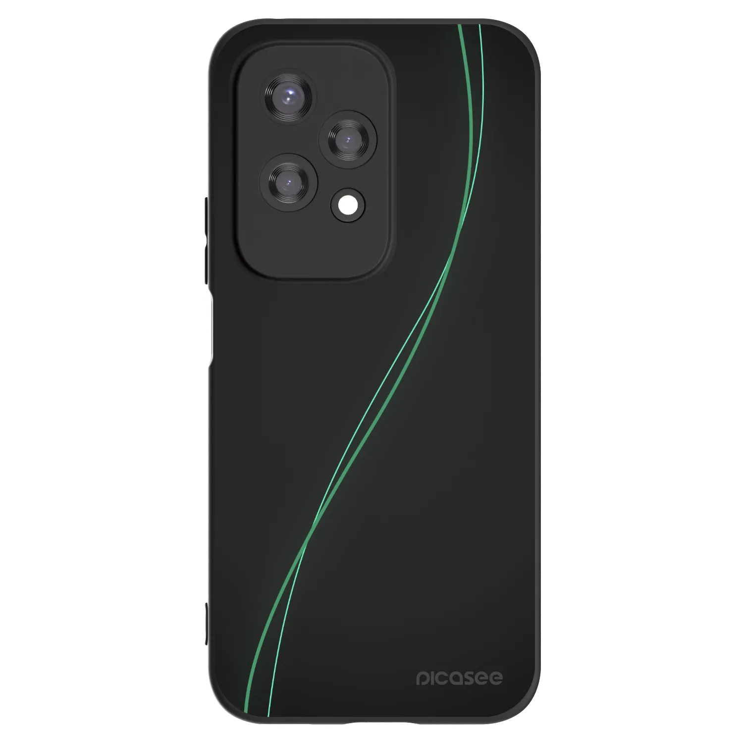 Picasee silikonski črni ovitek za Honor 200 Lite - Be Different