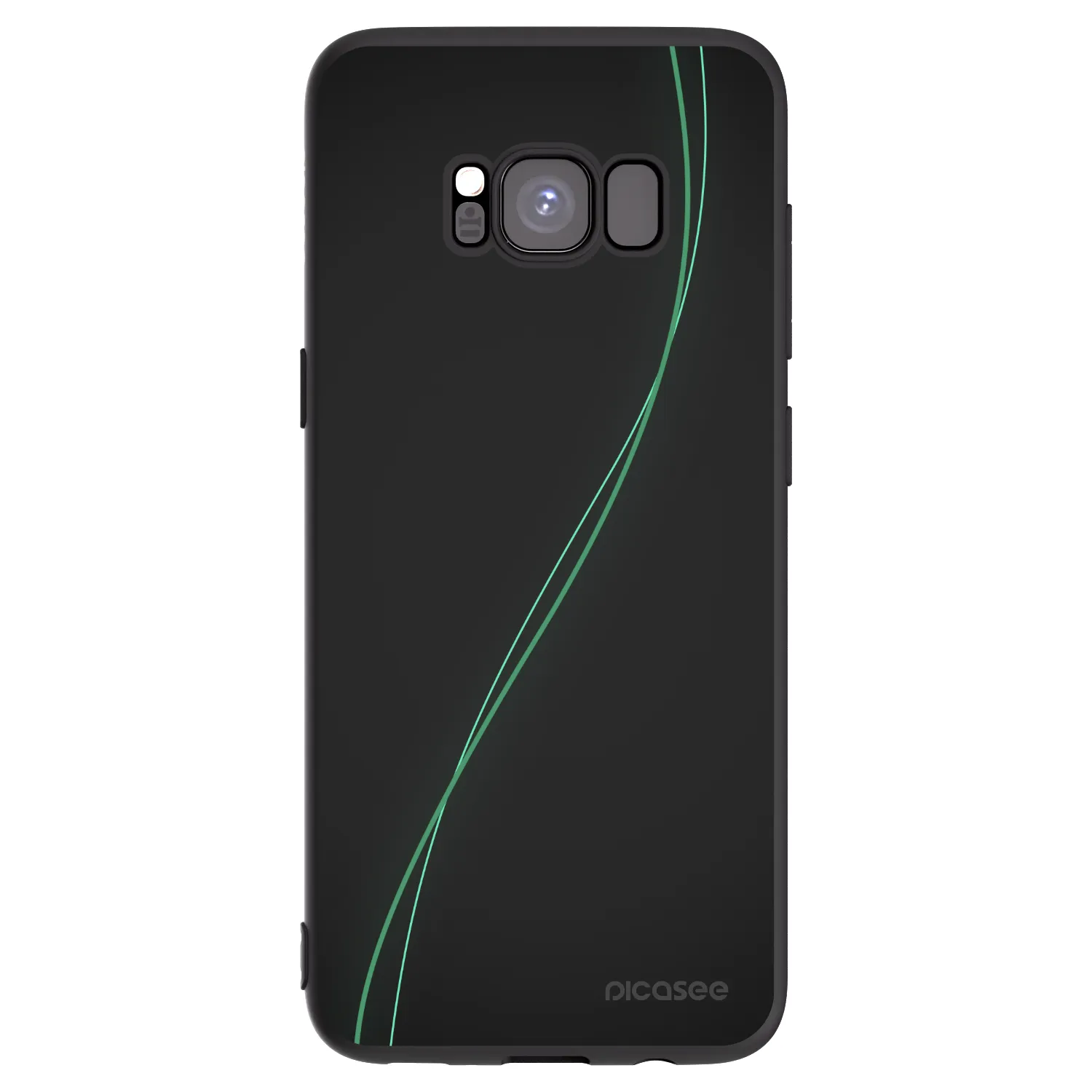Picasee silikonski črni ovitek za Samsung Galaxy S8 G950F - Be Different