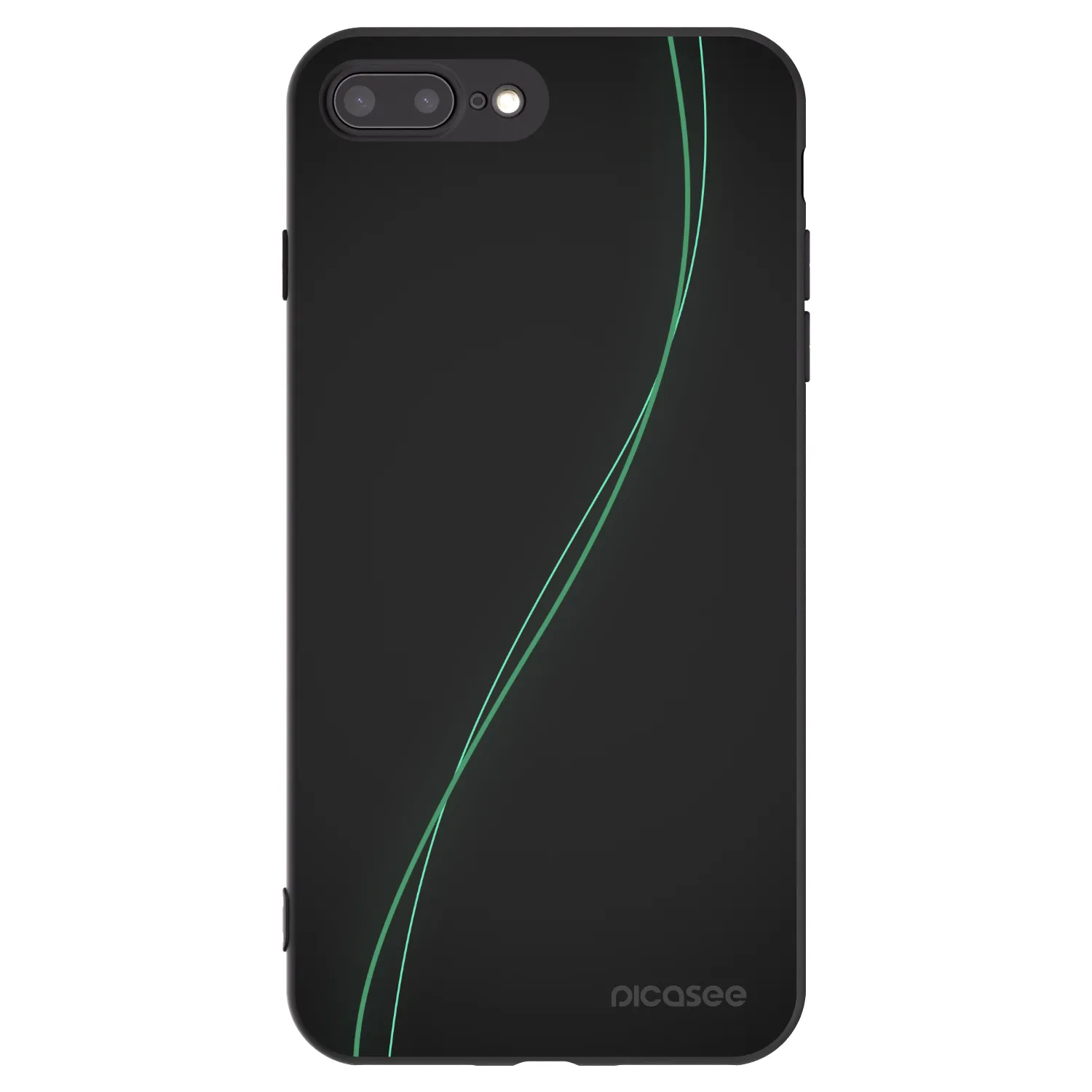 Picasee silikonski črni ovitek za Apple iPhone 8 Plus - Be Different