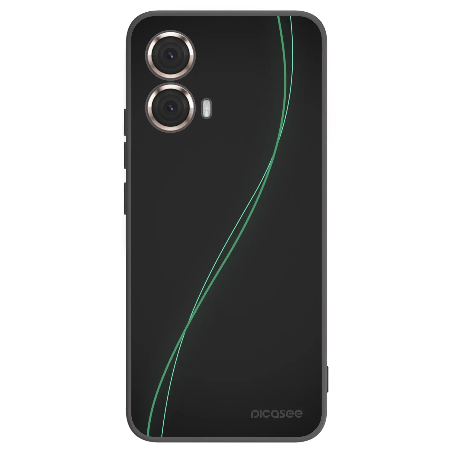 Picasee silikonski črni ovitek za Motorola Moto G85 - Be Different