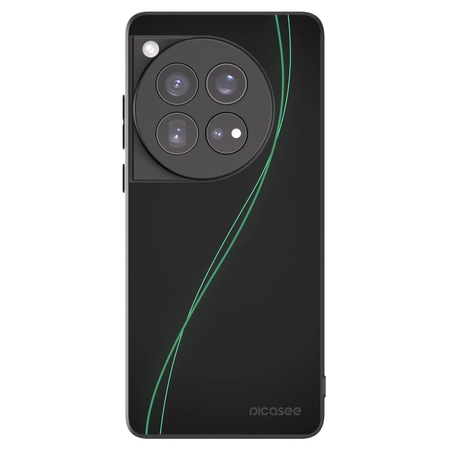 Picasee silikonski črni ovitek za OnePlus 12 5G - Be Different