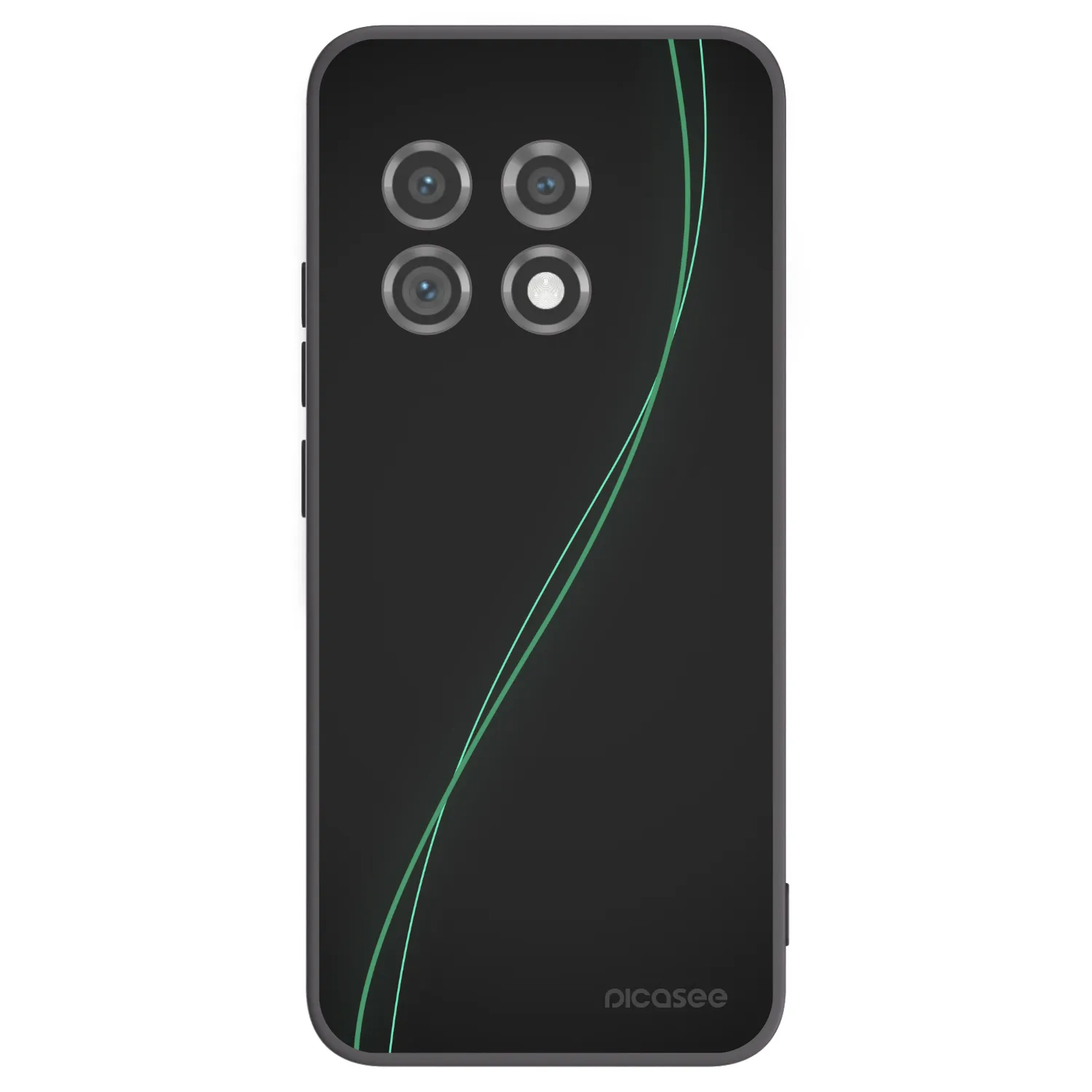 Picasee silikonski črni ovitek za OnePlus 11 5G - Be Different