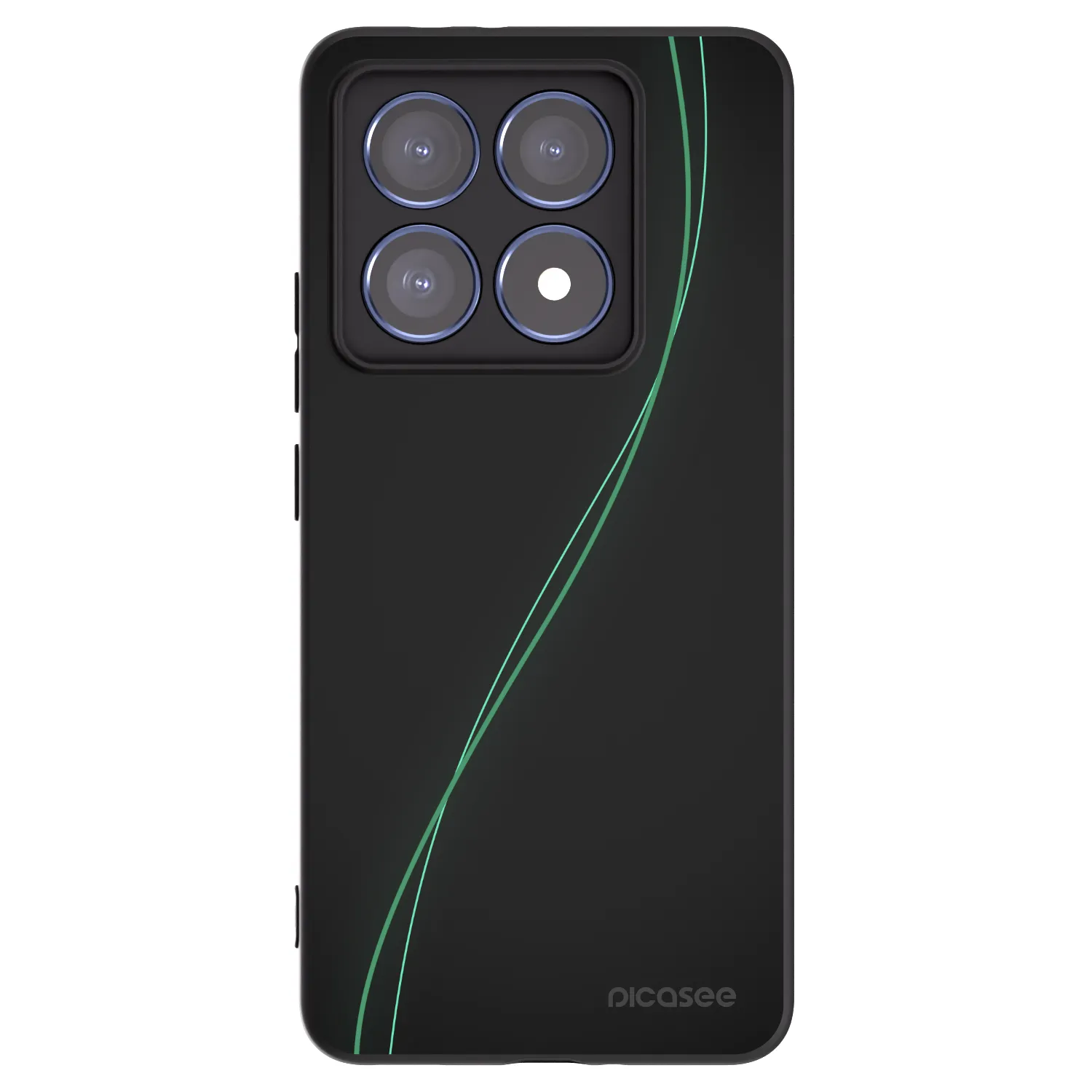 Picasee silikonski črni ovitek za Xiaomi 14T Pro - Be Different