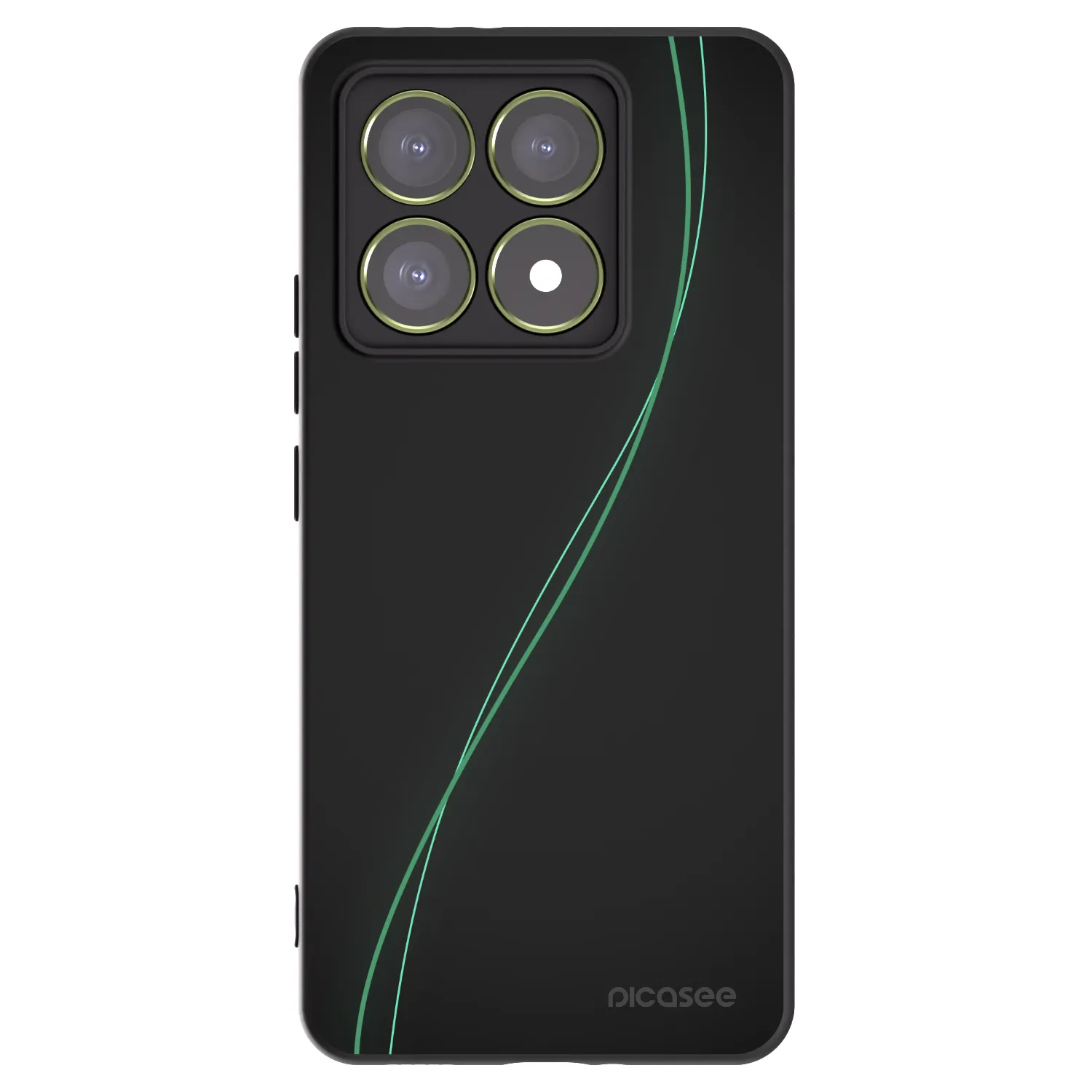 Picasee silikonski črni ovitek za Xiaomi 14T - Be Different