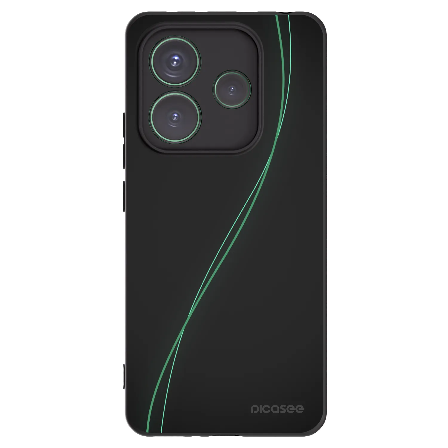 Picasee silikonski črni ovitek za Xiaomi Redmi Note 14 5G - Be Different
