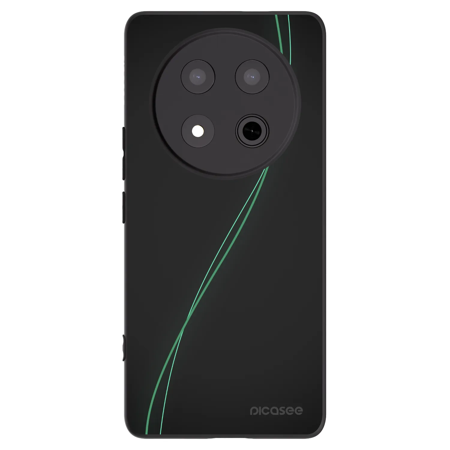 Picasee silikonski črni ovitek za Honor Magic7 Lite 5G - Be Different