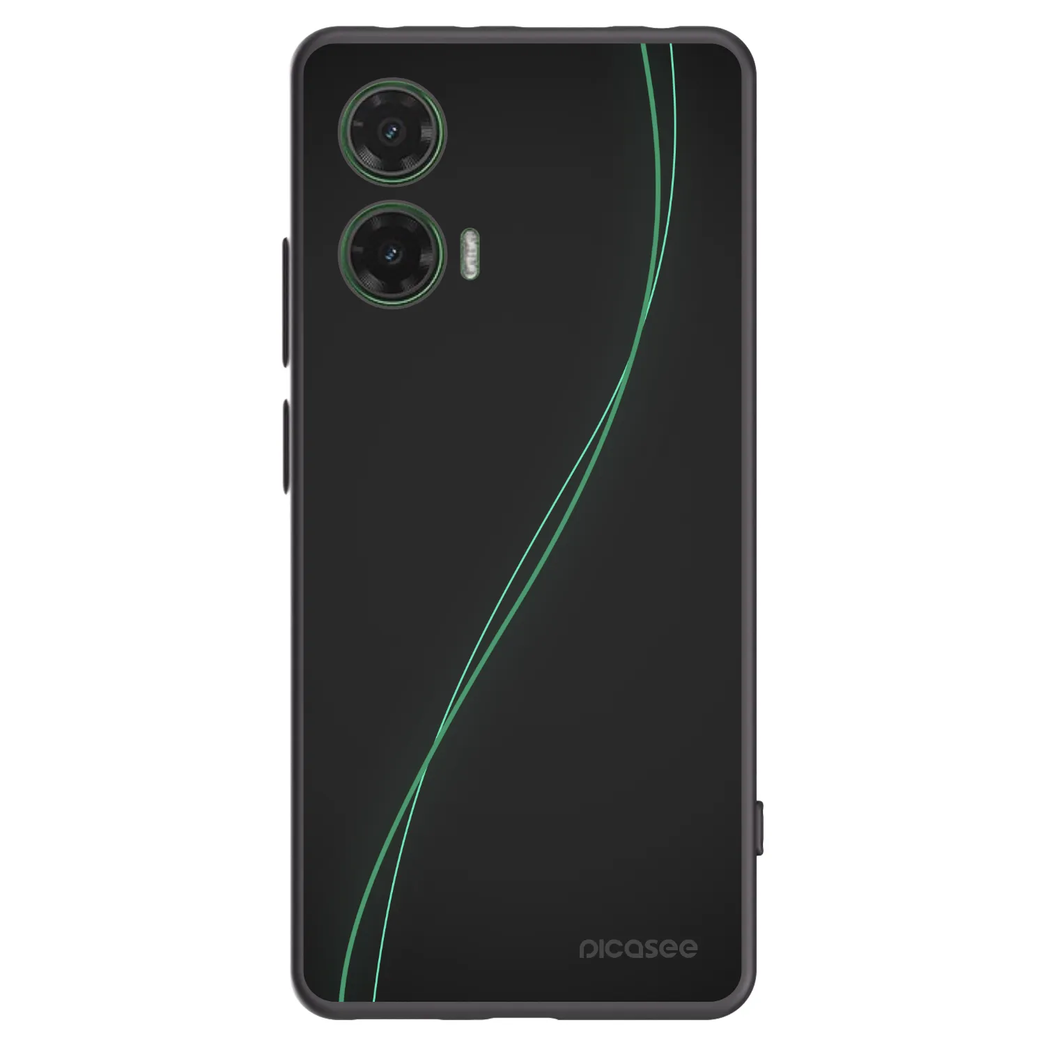 Picasee silikonski črni ovitek za Motorola Moto G35 5G - Be Different
