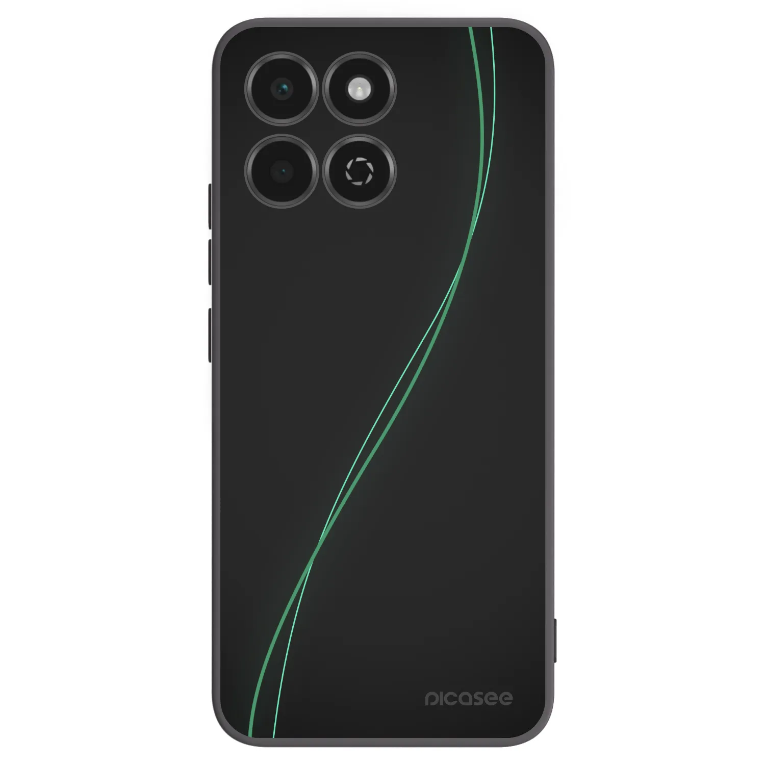 Picasee silikonski črni ovitek za Honor 200 Smart 5G - Be Different