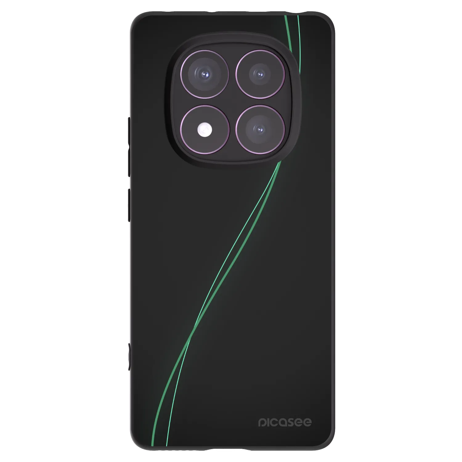 Picasee silikonski črni ovitek za Xiaomi Redmi Note 14 Pro 4G - Be Different