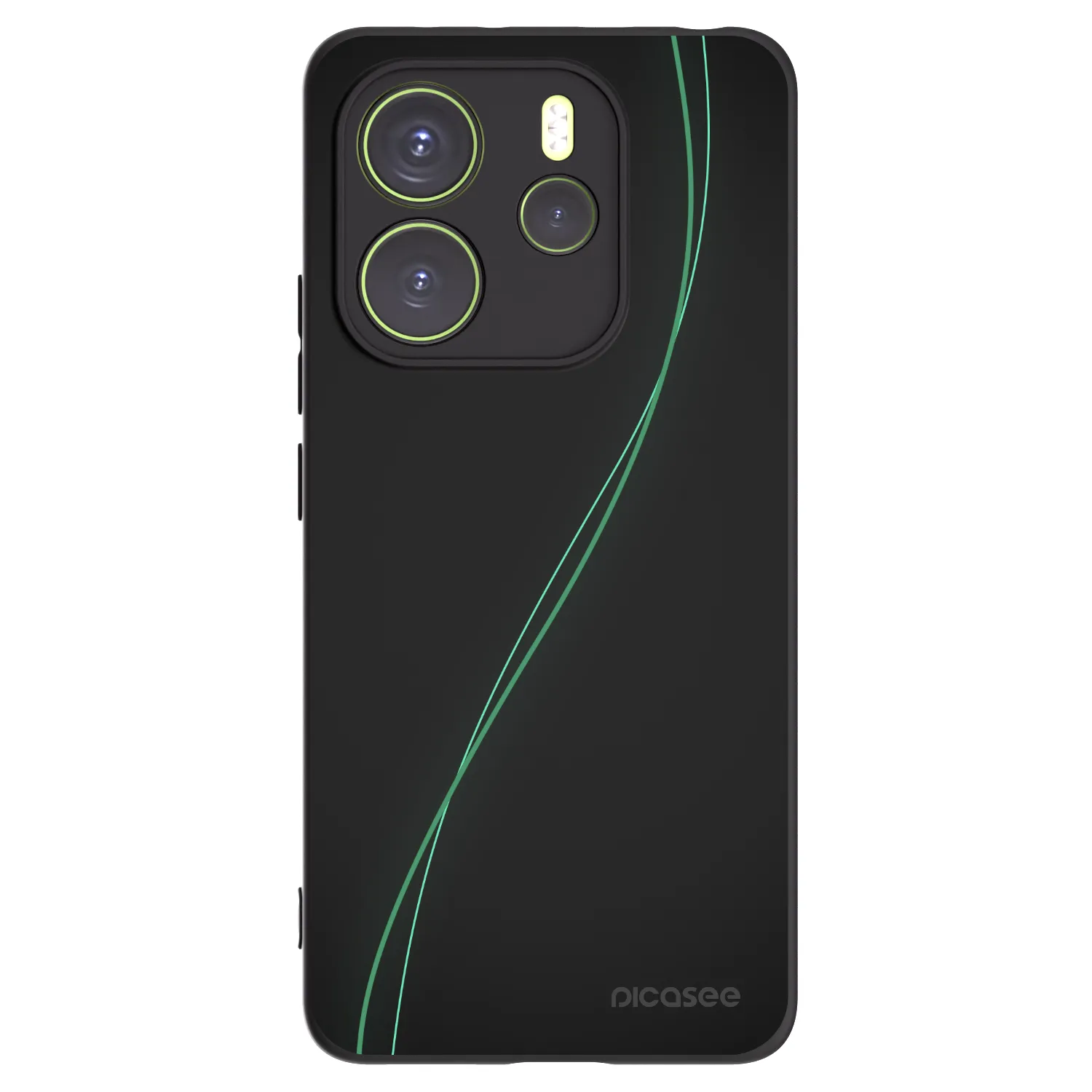 Picasee silikonski črni ovitek za Xiaomi Redmi Note 14 4G - Be Different