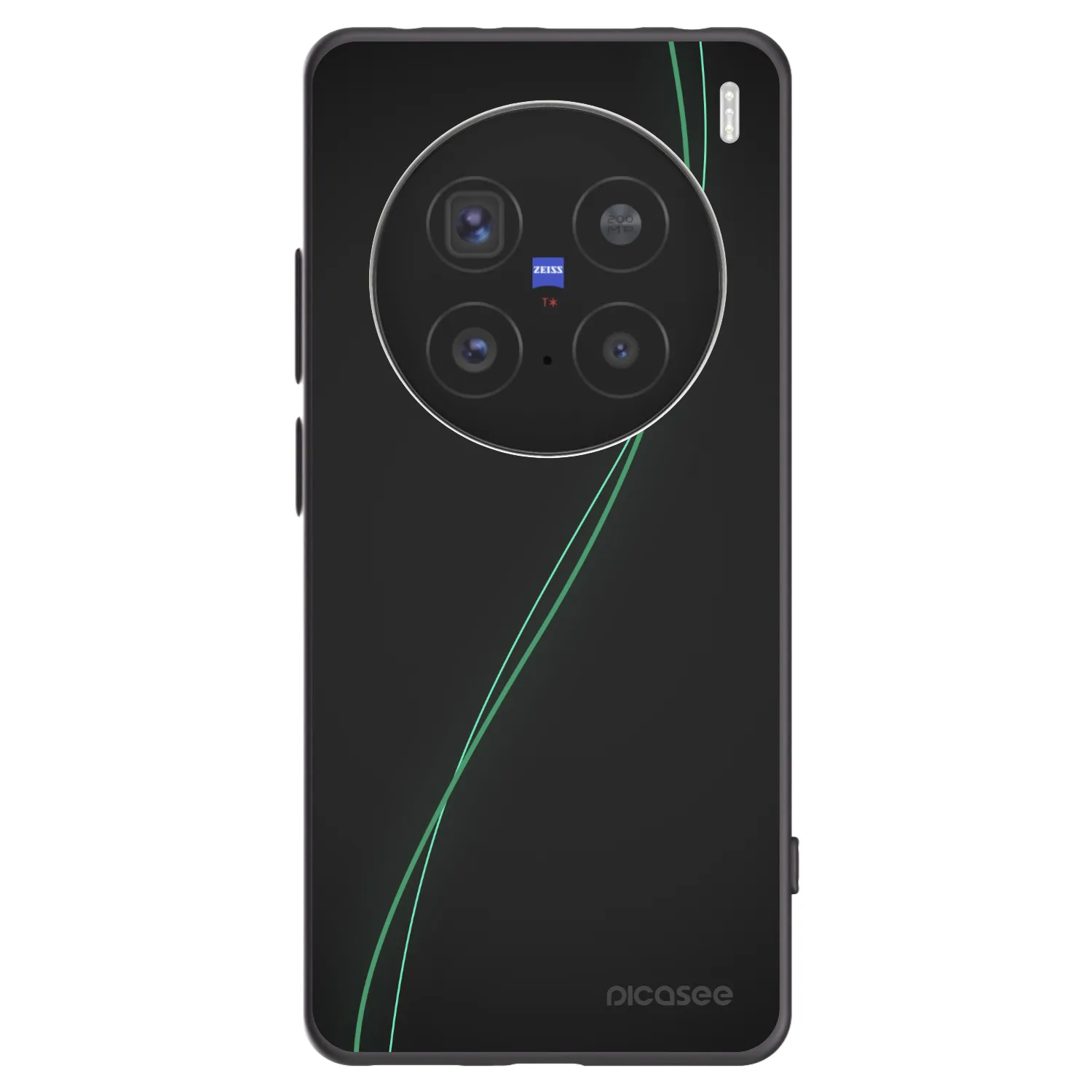 Picasee silikonski črni ovitek za Vivo X200 Pro - Be Different