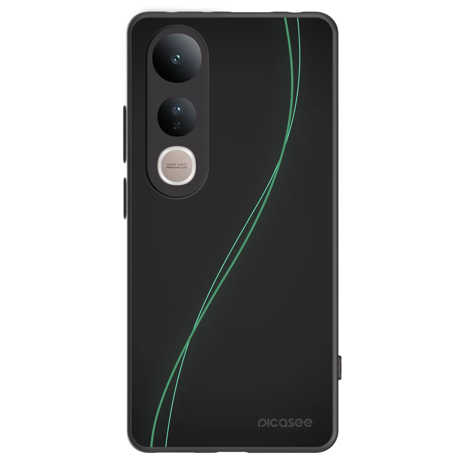 Picasee silikonski črni ovitek za Vivo V50 Lite 5G - Be Different