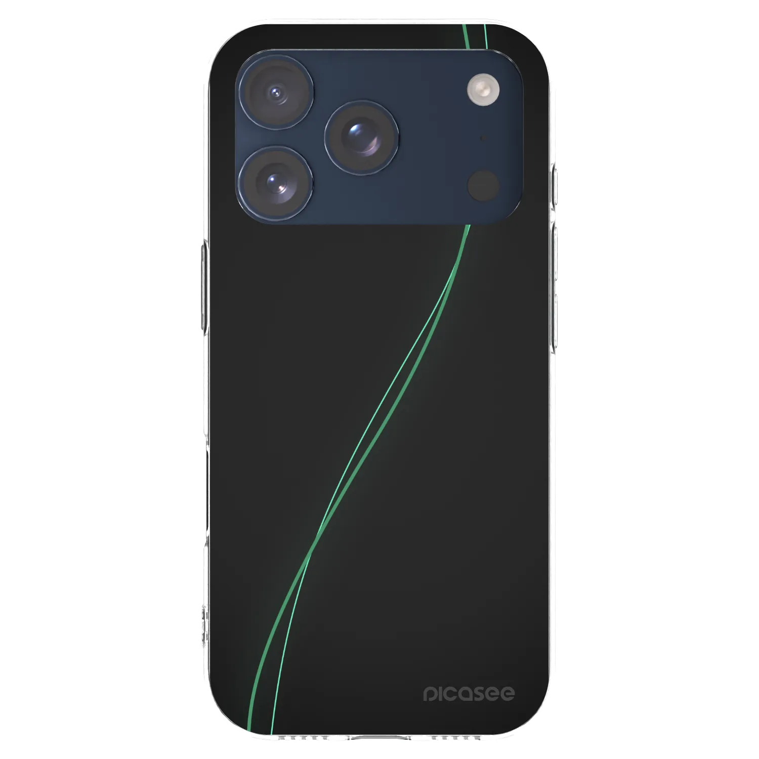 Picasee silikonski prozorni ovitek za Apple iPhone 17 Pro - Be Different