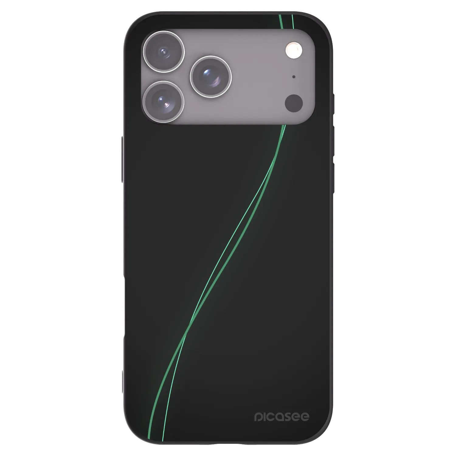 Picasee silikonski črni ovitek za Apple iPhone 17 Pro Max - Be Different