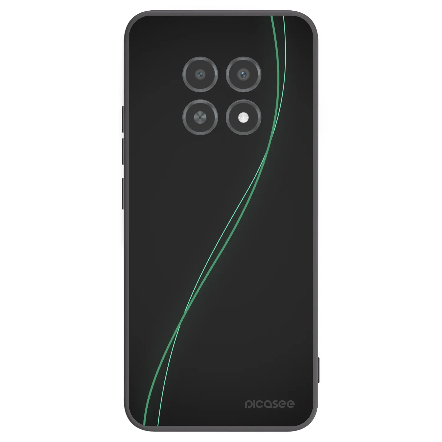 Picasee silikonski črni ovitek za Realme 12X - Be Different