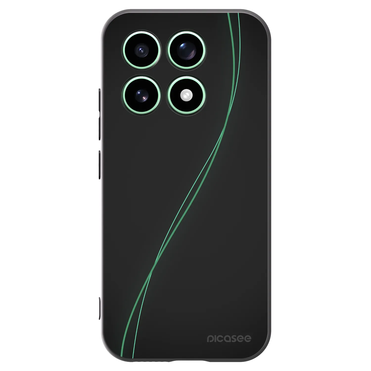 Picasee silikonski črni ovitek za Xiaomi 17 - Be Different