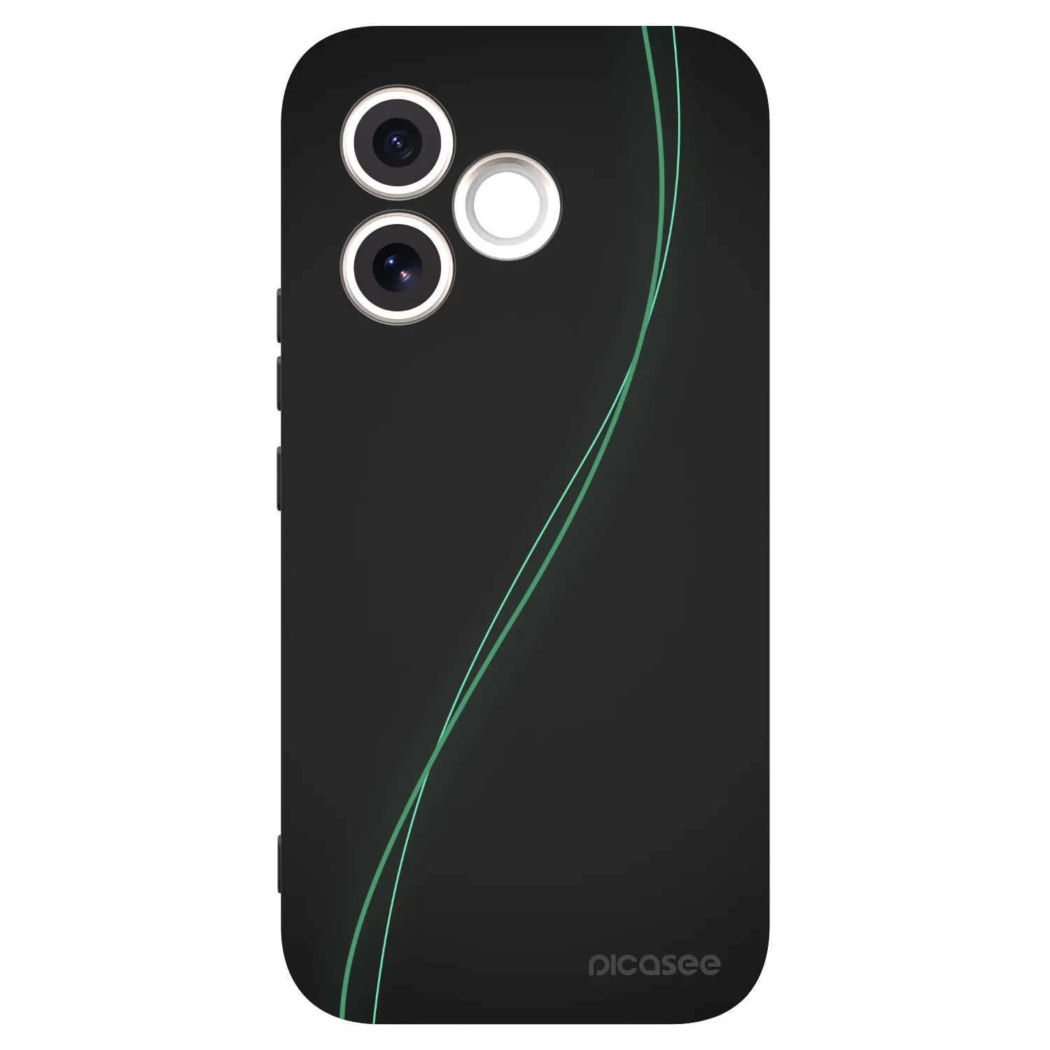 Picasee silikonski črni ovitek za Honor 600 Lite - Be Different