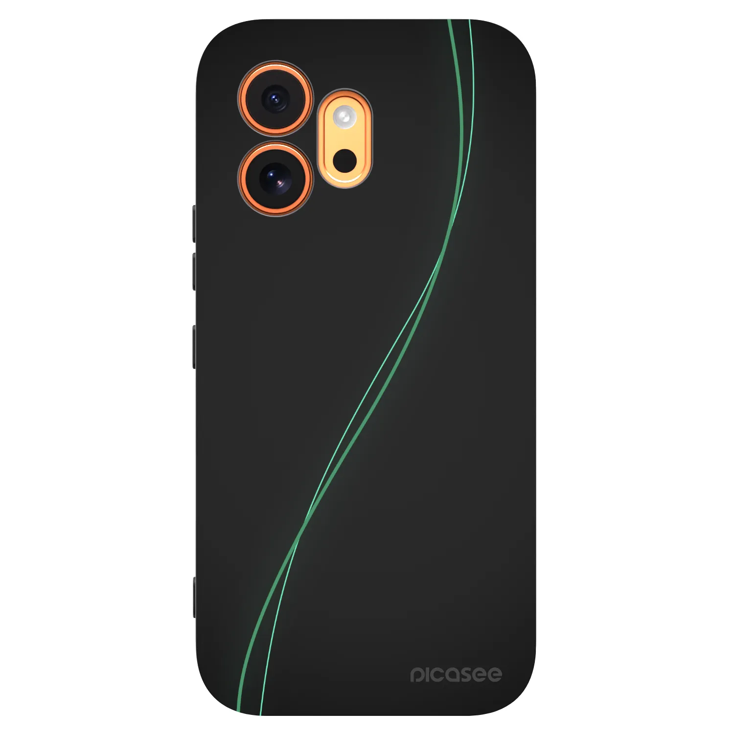 Picasee silikonski črni ovitek za Honor 600 - Be Different