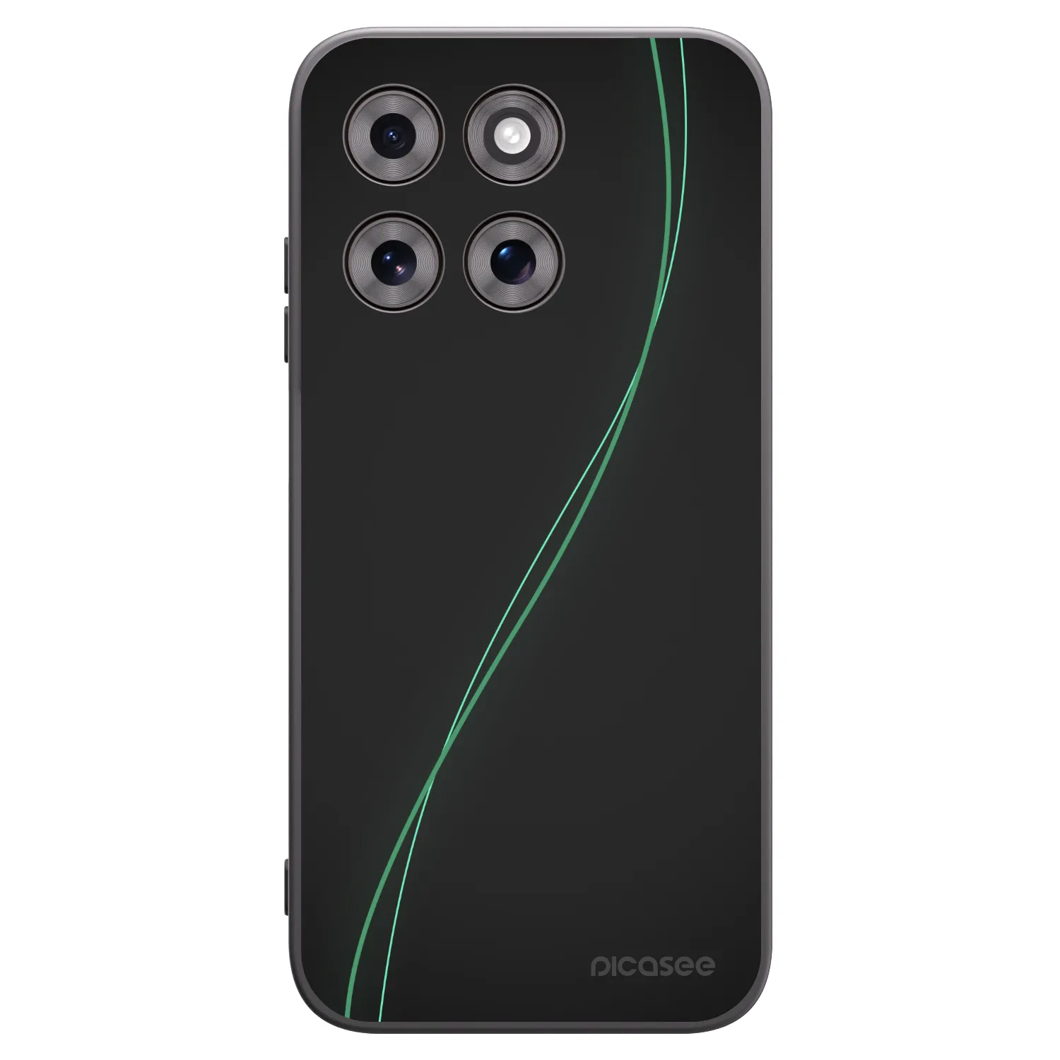 Picasee silikonski črni ovitek za Motorola Moto G77 - Be Different