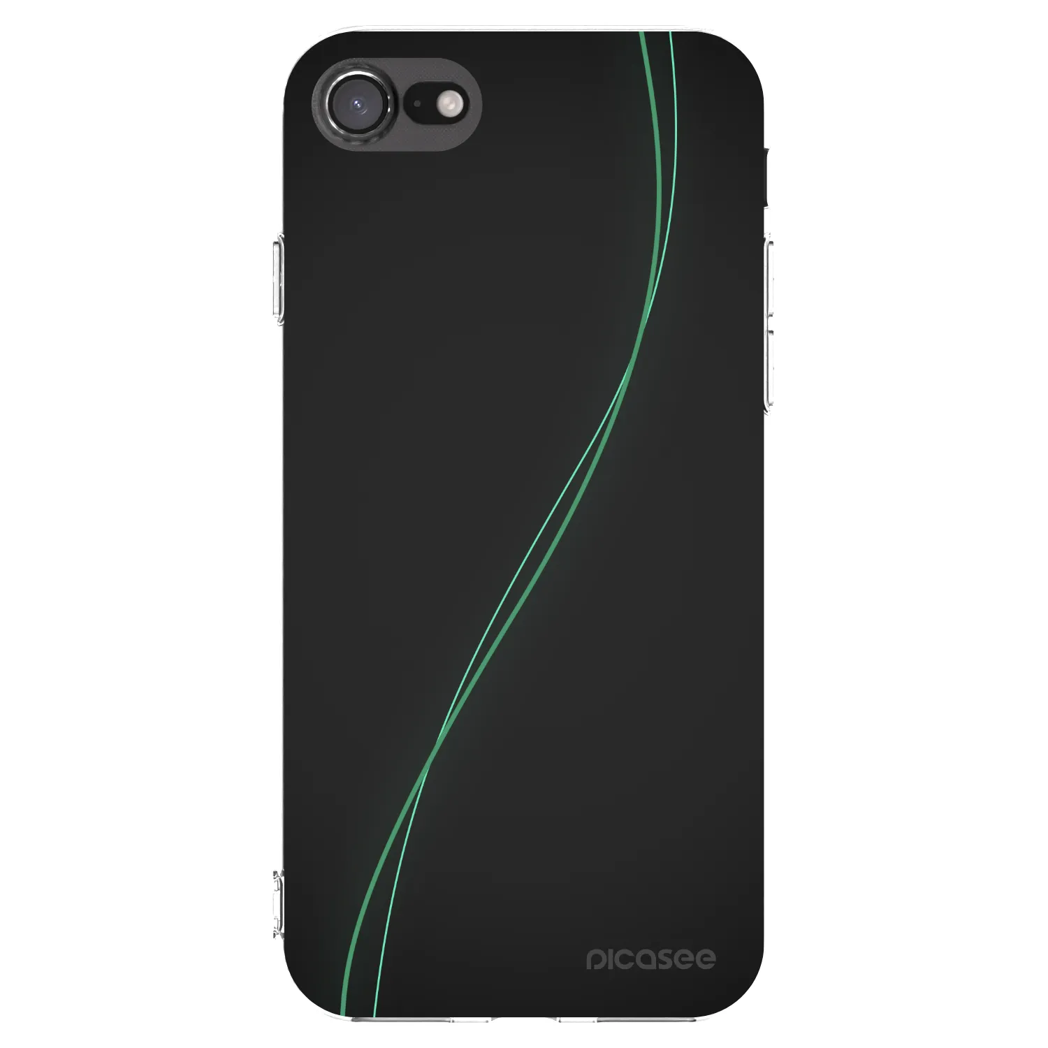 Picasee silikonski prozorni ovitek za Apple iPhone 8 - Be Different