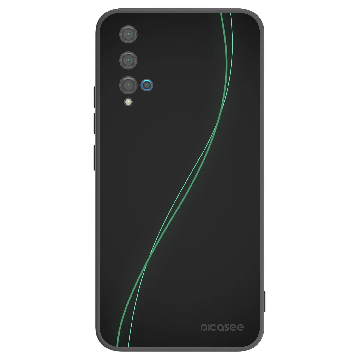Picasee silikonski črni ovitek za Huawei Nova 5T - Be Different
