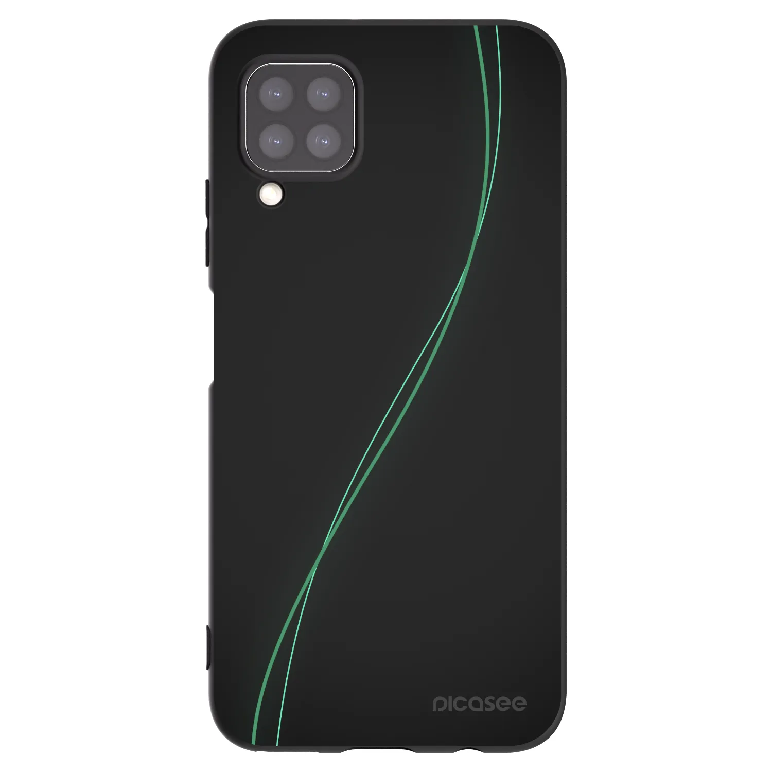 Picasee silikonski črni ovitek za Huawei P40 Lite - Be Different
