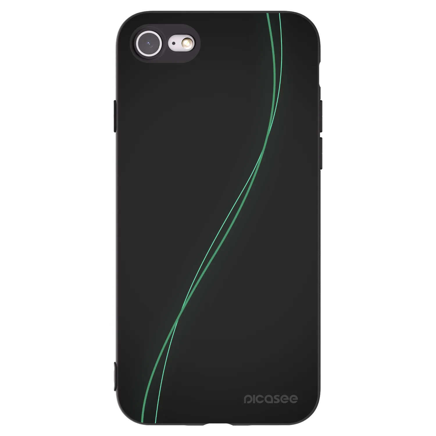 Picasee silikonski črni ovitek za Apple iPhone SE 2020 - Be Different