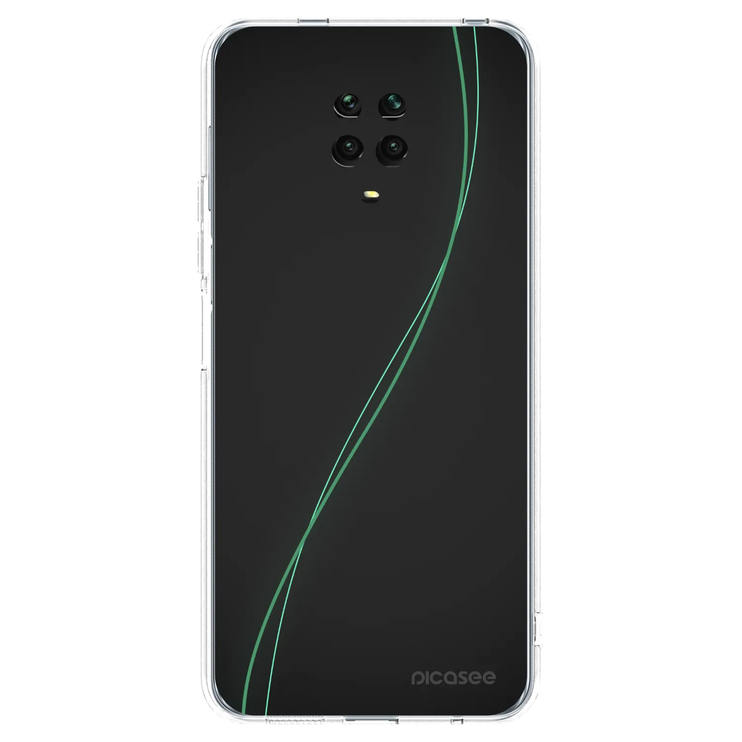 Picasee silikonski prozorni ovitek za Xiaomi Redmi Note 9S - Be Different