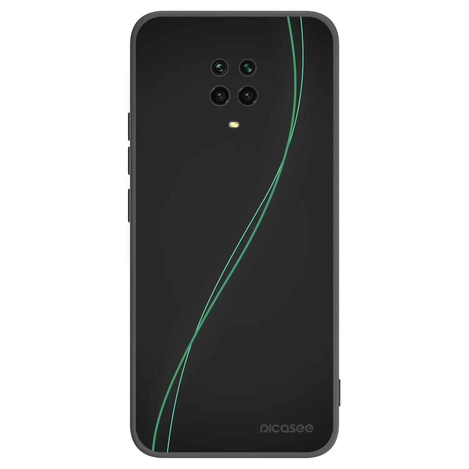 Picasee silikonski črni ovitek za Xiaomi Redmi Note 9S - Be Different