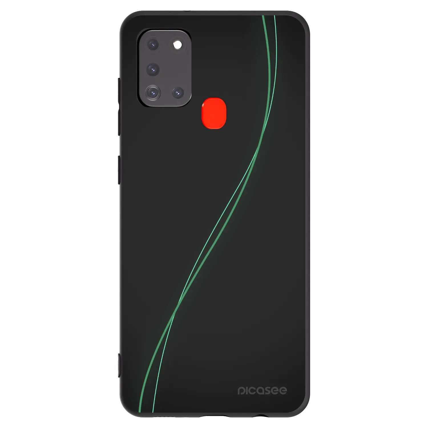 Picasee silikonski črni ovitek za Samsung Galaxy A21s - Be Different
