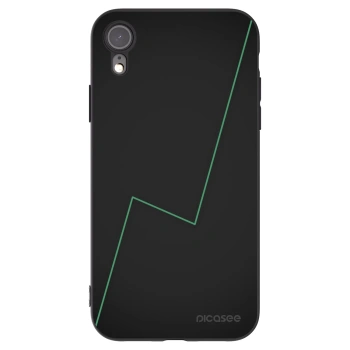 Picasee silikonski črni ovitek za Apple iPhone XR - Consistency
