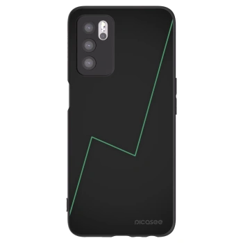 Picasee silikonski črni ovitek za OPPO A16s - Consistency