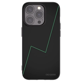 Picasee silikonski črni ovitek za Apple iPhone 15 Pro - Consistency