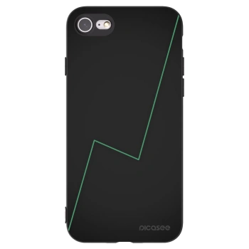 Picasee silikonski črni ovitek za Apple iPhone 7 - Consistency