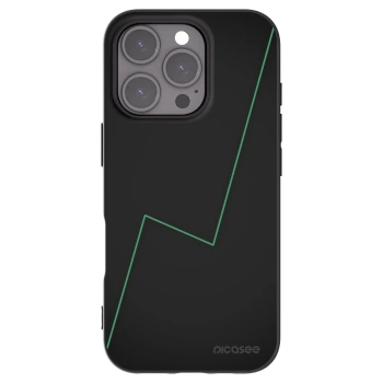 Picasee silikonski črni ovitek za Apple iPhone 16 Pro - Consistency
