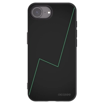 Picasee silikonski črni ovitek za Apple iPhone 16e - Consistency
