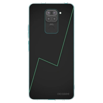 Picasee silikonski črni ovitek za Xiaomi Redmi Note 9 - Consistency