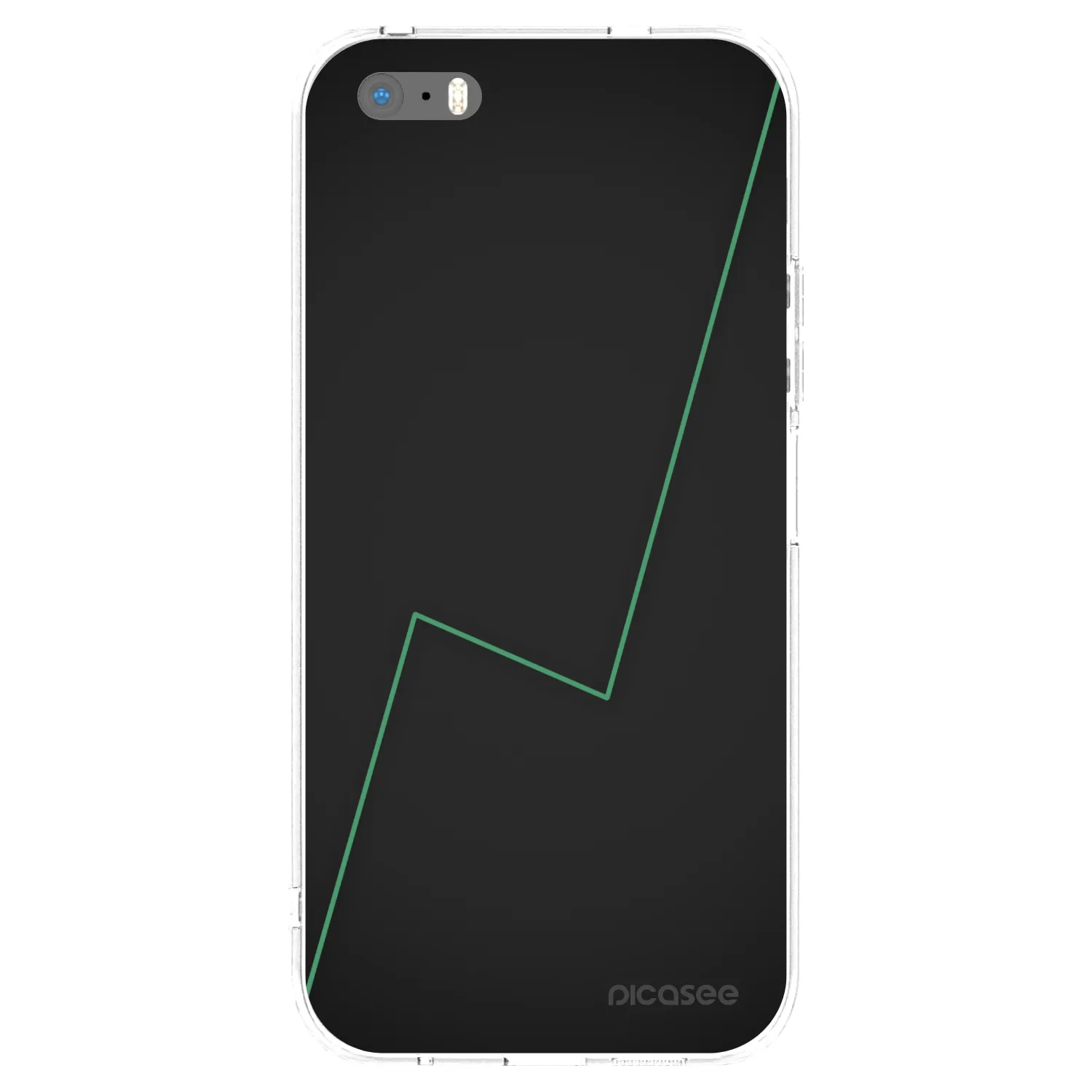 Picasee silikonski prozorni ovitek za Apple iPhone 5/5S/SE - Consistency
