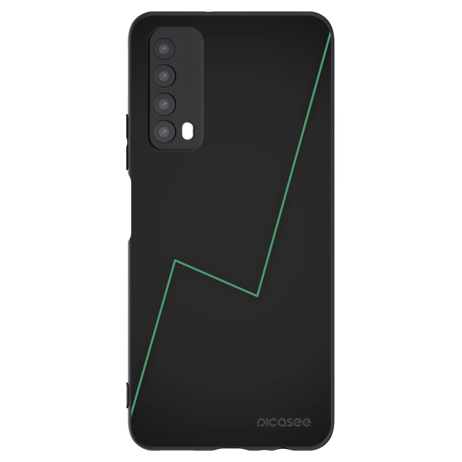Picasee silikonski črni ovitek za Huawei P Smart 2021 - Consistency