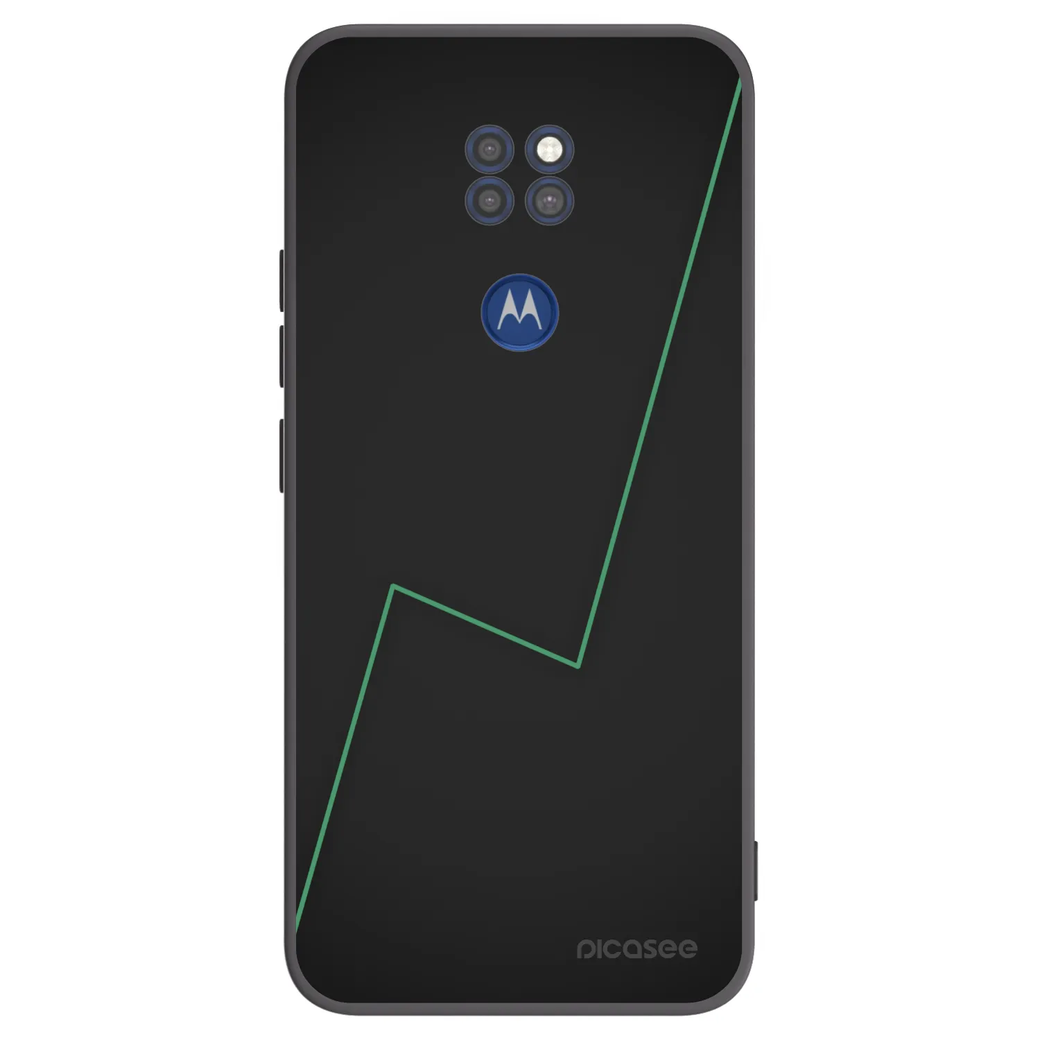 Picasee silikonski črni ovitek za Motorola Moto G9 Play - Consistency
