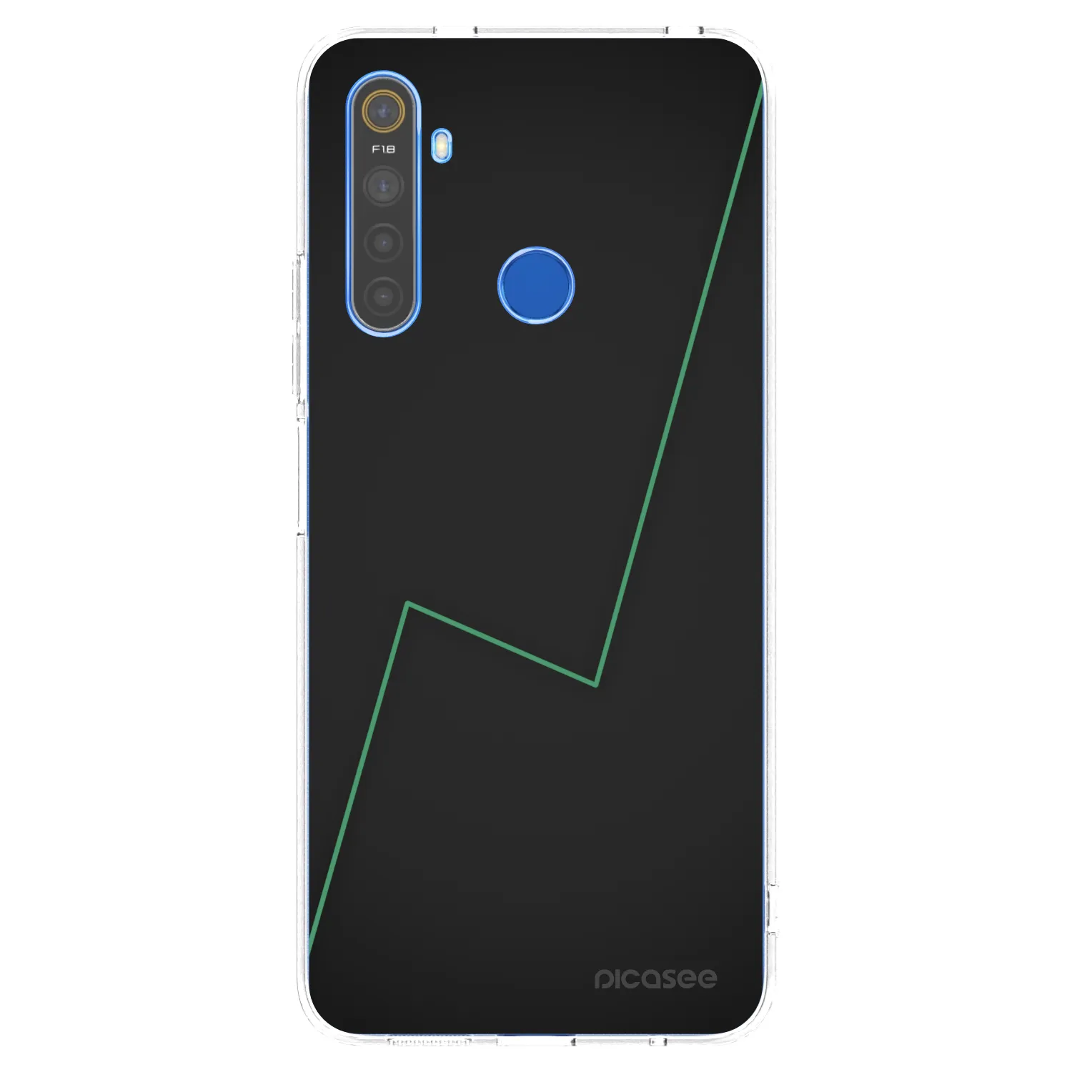 Picasee silikonski prozorni ovitek za Realme 5 - Consistency