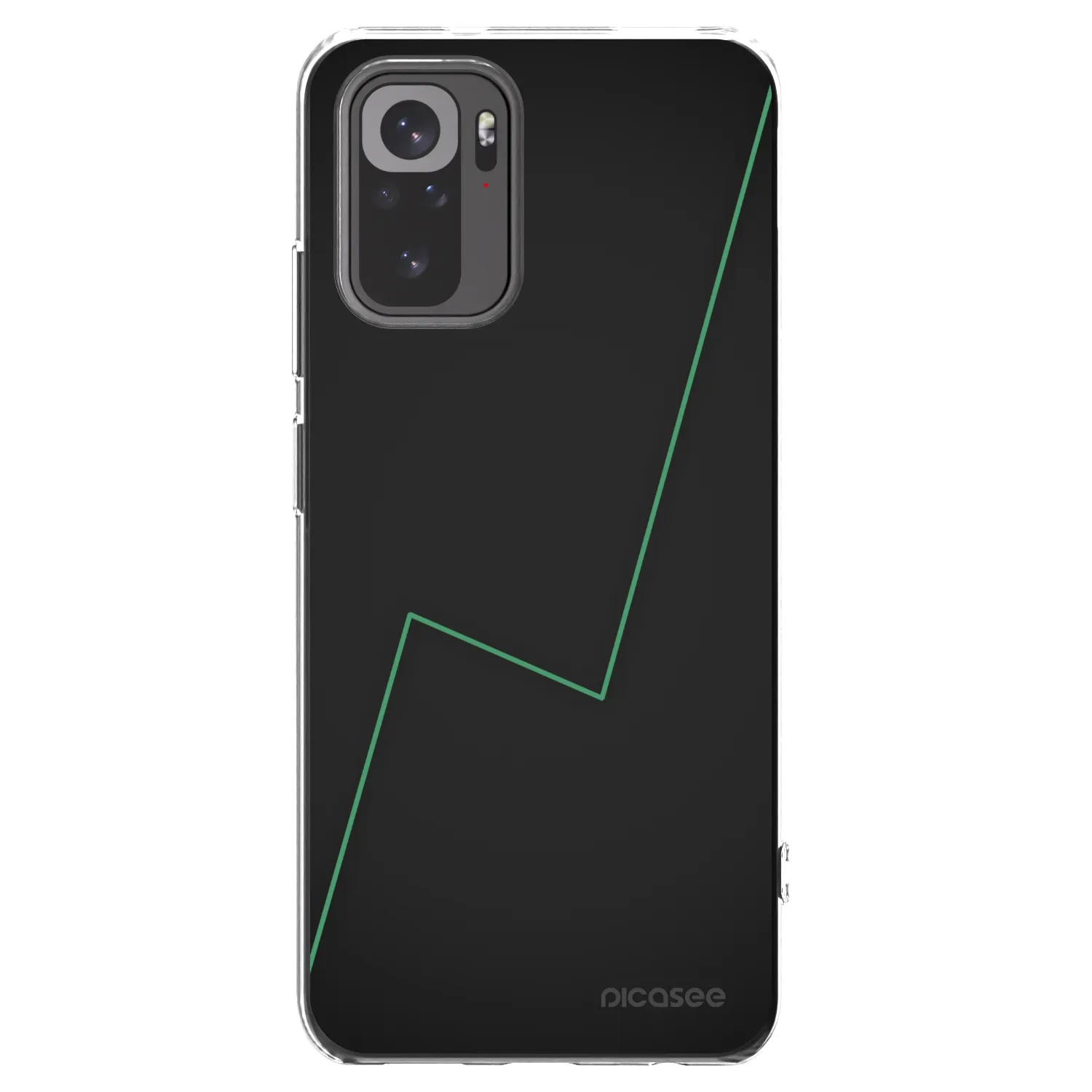 Picasee silikonski prozorni ovitek za Xiaomi Redmi Note 10 - Consistency