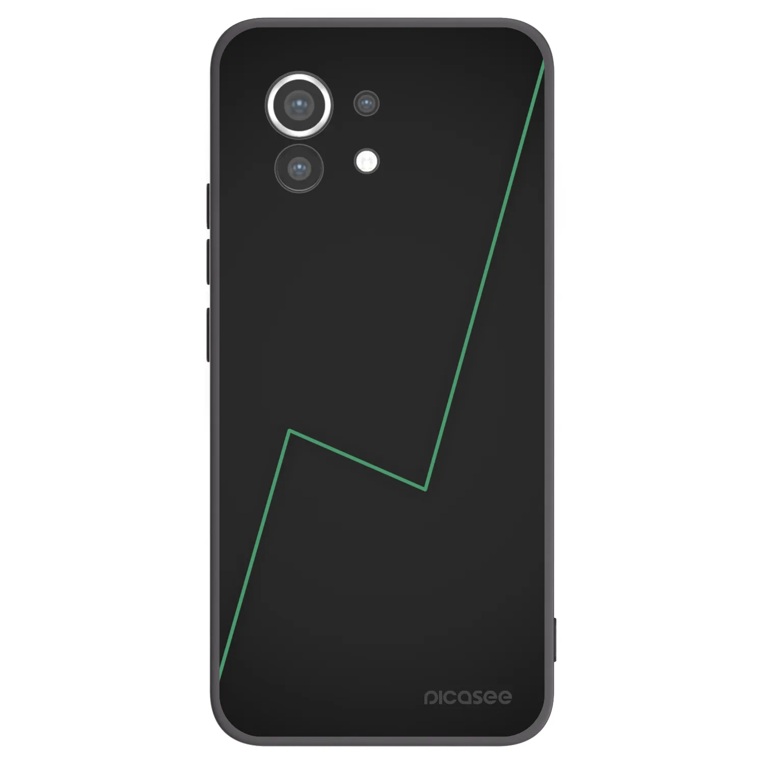 Picasee silikonski črni ovitek za Xiaomi Mi 11 - Consistency