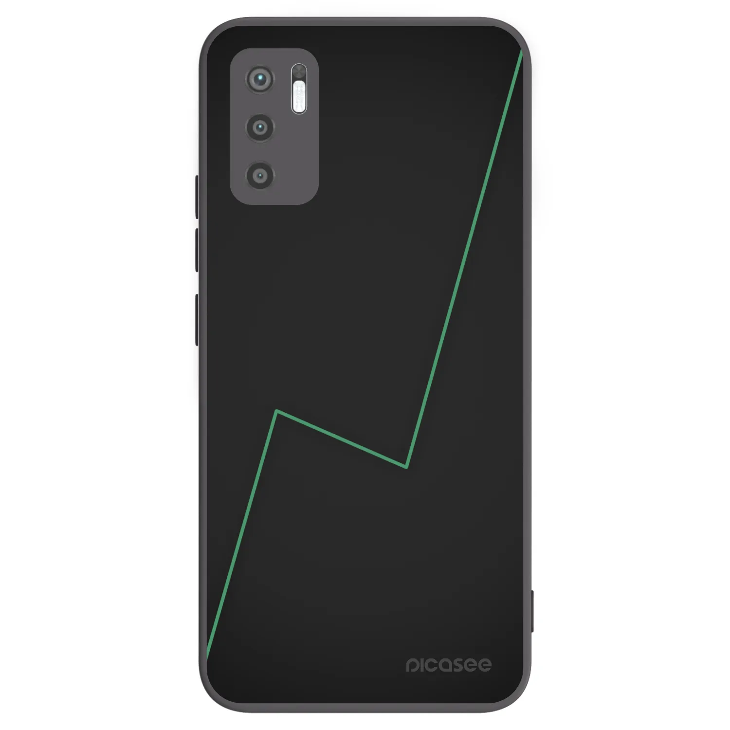 Picasee silikonski črni ovitek za Xiaomi Redmi Note 10 5G - Consistency