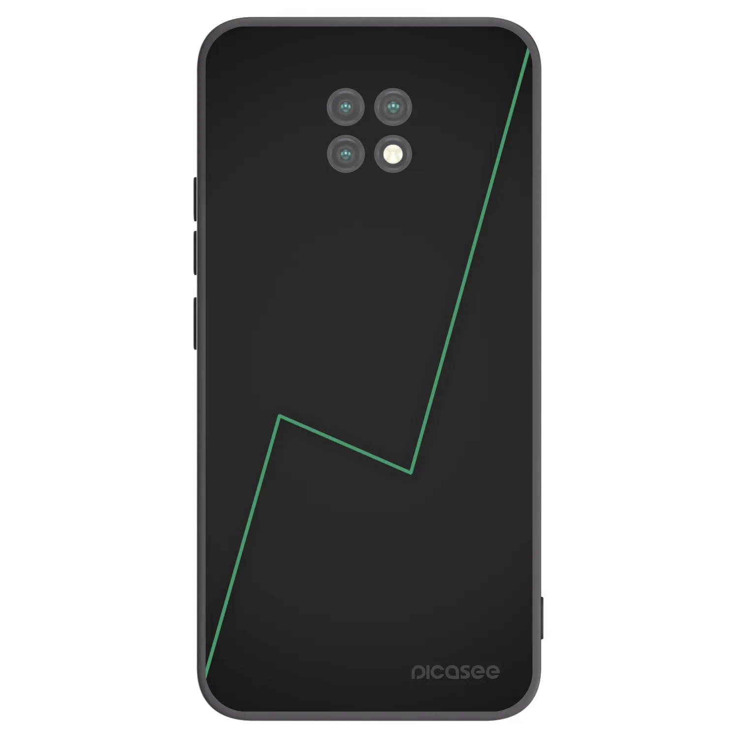 Picasee silikonski črni ovitek za Xiaomi Redmi Note 9T - Consistency