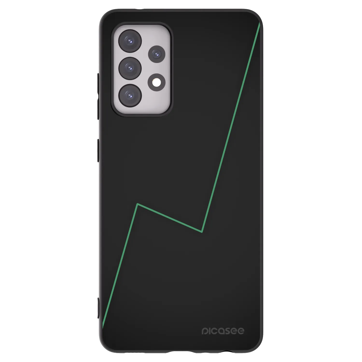 Picasee silikonski črni ovitek za Samsung Galaxy A52s 5G A528B - Consistency