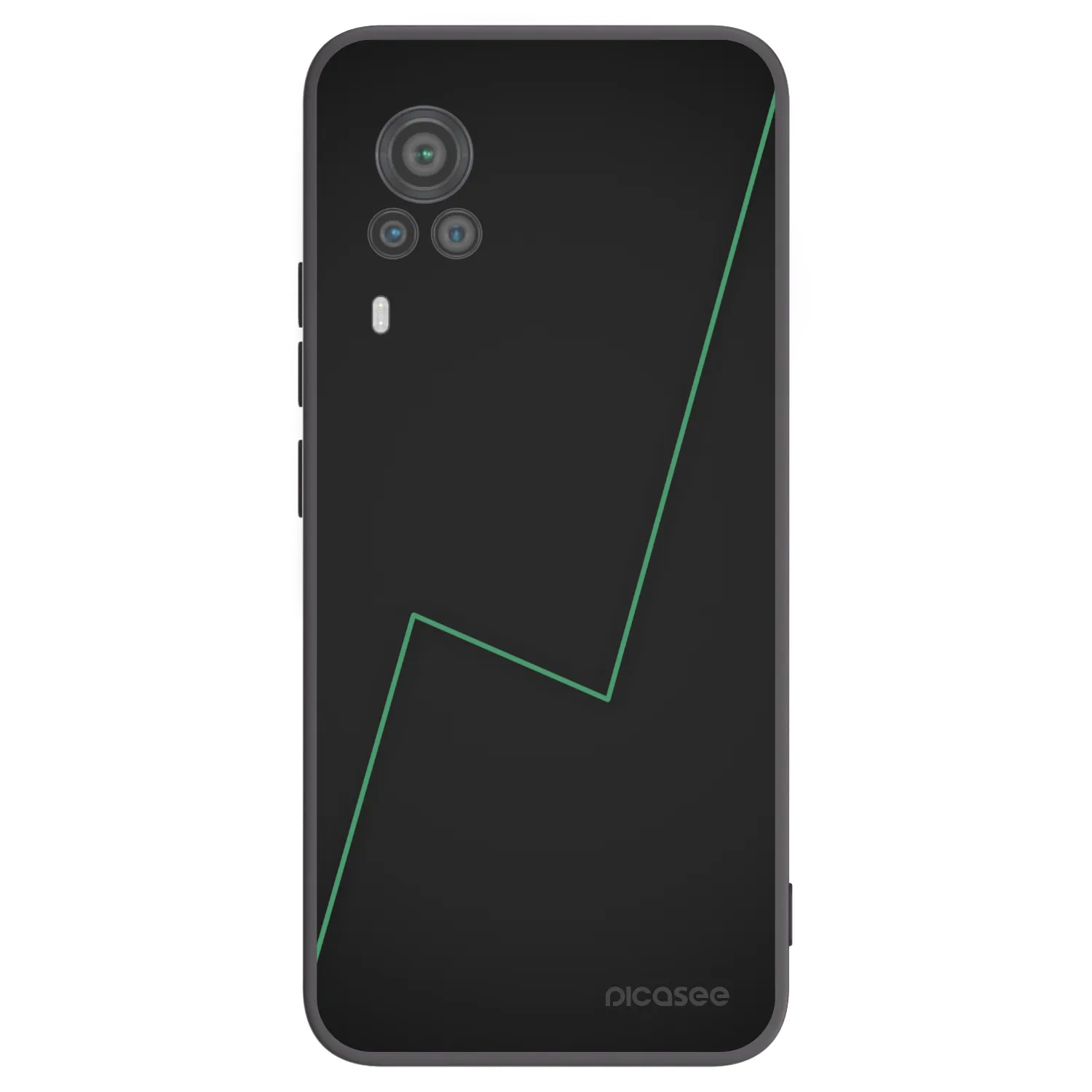 Picasee silikonski črni ovitek za Vivo X60 Pro 5G - Consistency