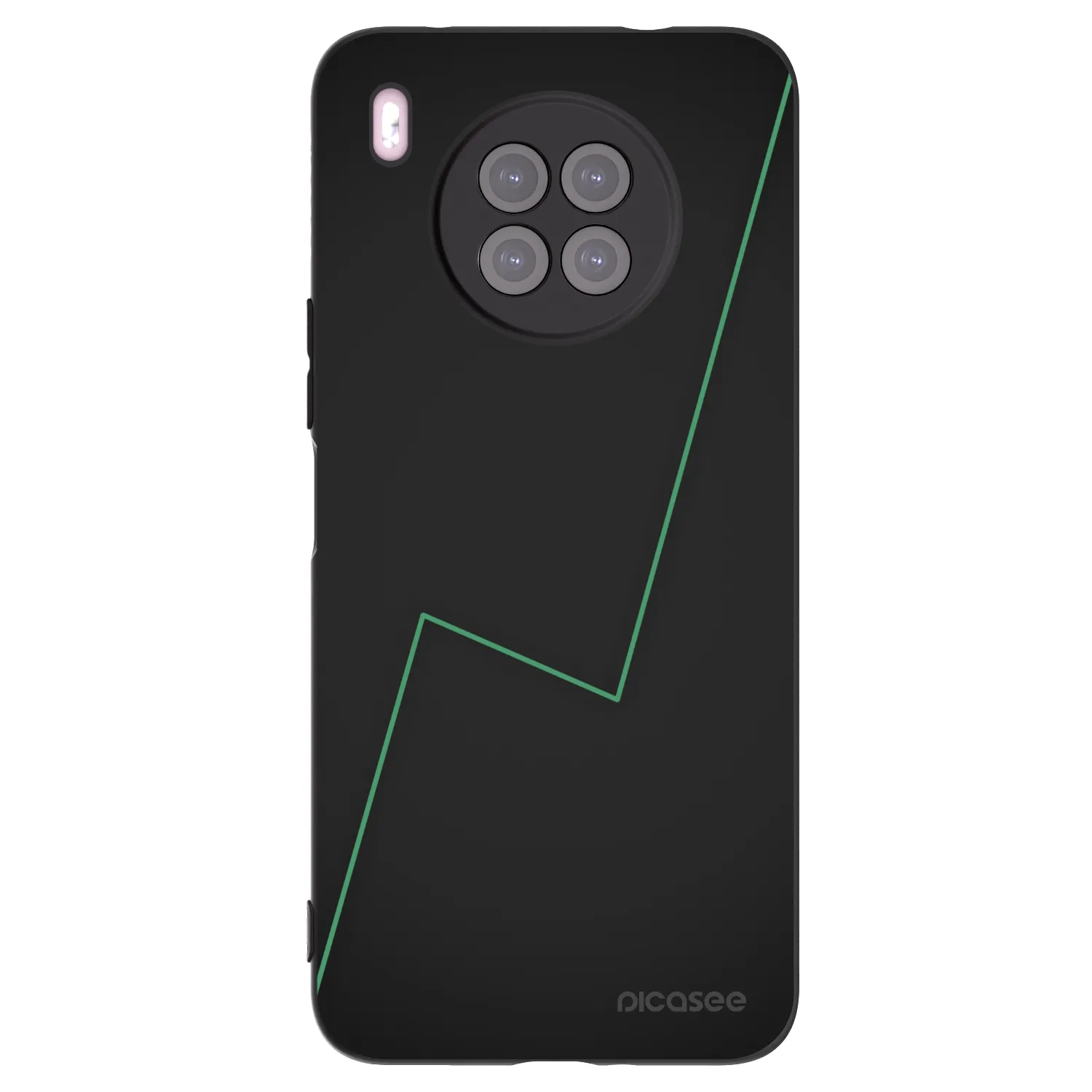 Picasee silikonski črni ovitek za Huawei Nova 8i - Consistency