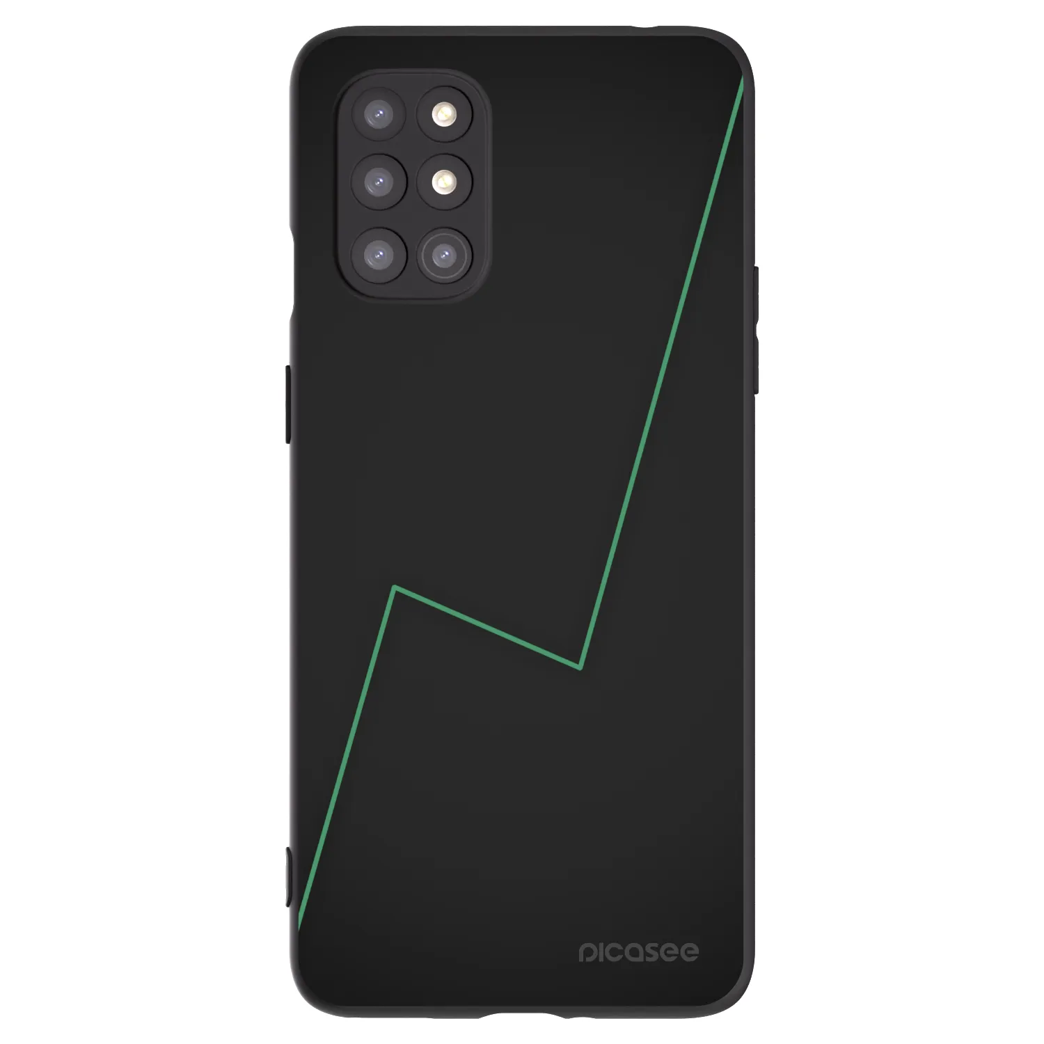 Picasee silikonski črni ovitek za OnePlus 8T - Consistency